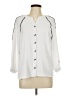 Adrienne Vittadini 100% Polyester White Long Sleeve Blouse Size L - photo 1