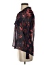 Guess 100% Polyester Floral Black Long Sleeve Blouse Size XS - photo 5