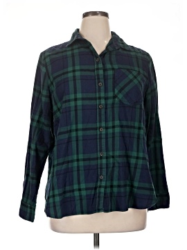 Old Navy 3/4 Sleeve Button-Down Shirt (view 1)