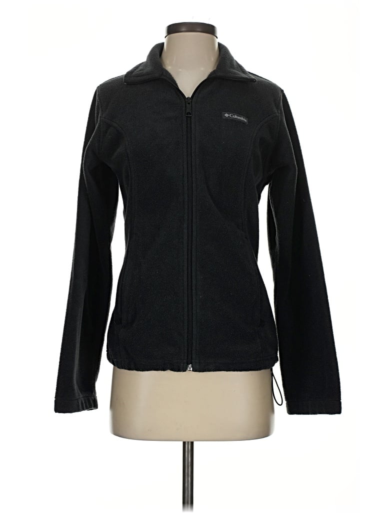 Pre-owned Columbia Cardigan Sweater In Black