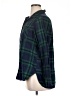 Old Navy 100% Cotton Plaid Green 3/4 Sleeve Button-Down Shirt Size XL - photo 5
