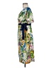 Jonathan Martin 100% Polyester Tropical Green Casual Dress Size 6 - photo 5
