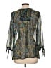 Assorted Brands 100% Polyester Green 3/4 Sleeve Blouse Size L - photo 2