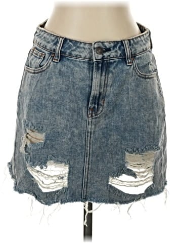 PacSun Denim Skirt (view 1)