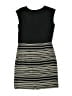 Ann Taylor LOFT 100% Polyester Stripes Black Casual Dress Size 2 Petite - photo 2