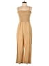 Intermix Solid Tan Jumpsuit Size 10 - photo 1