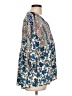 Gibson Latimer 100% Polyester Blue 3/4 Sleeve Blouse Size L - photo 4