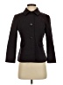 Ann Taylor Houndstooth Burgundy Coat Size 2 - photo 1