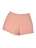 Very J 100% Polyester Chevron-herringbone Orange Shorts Size M - photo 1