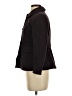 Ann Taylor Houndstooth Burgundy Coat Size 2 - photo 5