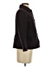 Ann Taylor Houndstooth Burgundy Coat Size 2 - photo 4