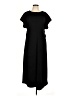 Nordstrom Solid Black Casual Dress Size L - photo 1