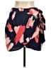 Lulus Print Blue Red Casual Skirt Size L - photo 1