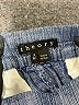 Theory Chevron-herringbone Blue Linen Pants Size P (petite) - photo 7