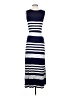 Espresso Stripes Blue Casual Dress Size S - photo 2