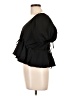 Unbranded Black Short Sleeve Blouse Size L (estimated) - photo 5