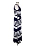Espresso Stripes Blue Casual Dress Size S - photo 4