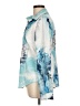 Unbranded 100% Polyester Print Blue Long Sleeve Blouse Size L - photo 5