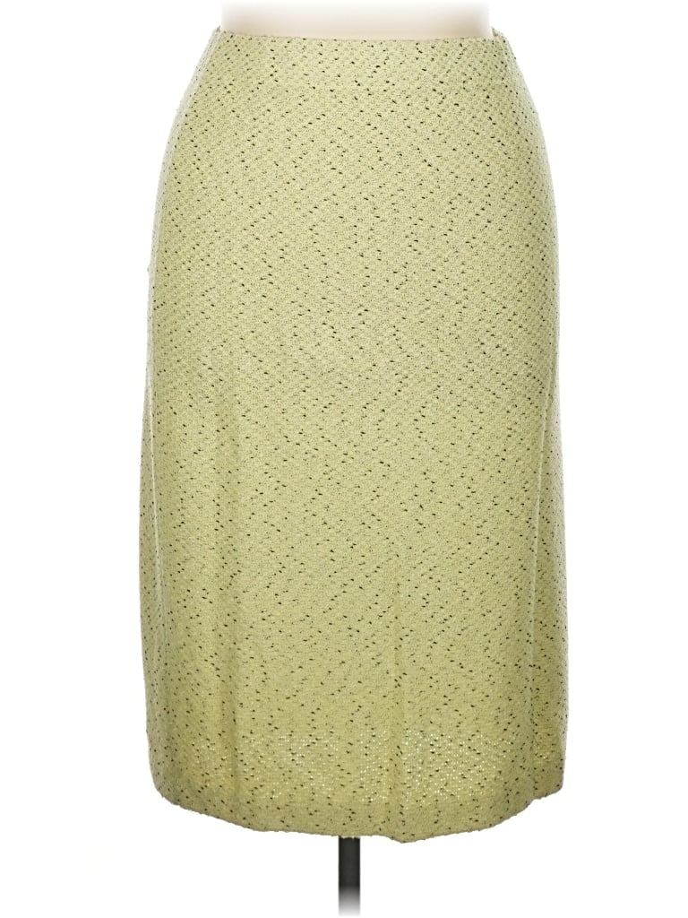 Pre-owned St. John Collection By Marie Gray Casual Skirt In Green