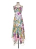 Taylor 100% Polyester Floral Purple Cocktail Dress Size 2 - photo 1