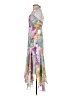 Taylor 100% Polyester Floral Purple Cocktail Dress Size 2 - photo 5