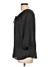 Ann Taylor 100% Polyester Black 3/4 Sleeve Blouse Size L - photo 5