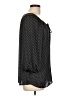 Ann Taylor 100% Polyester Black 3/4 Sleeve Blouse Size L - photo 4