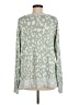 Discount Divas Animal Print Green Pullover Sweater Size M - photo 2