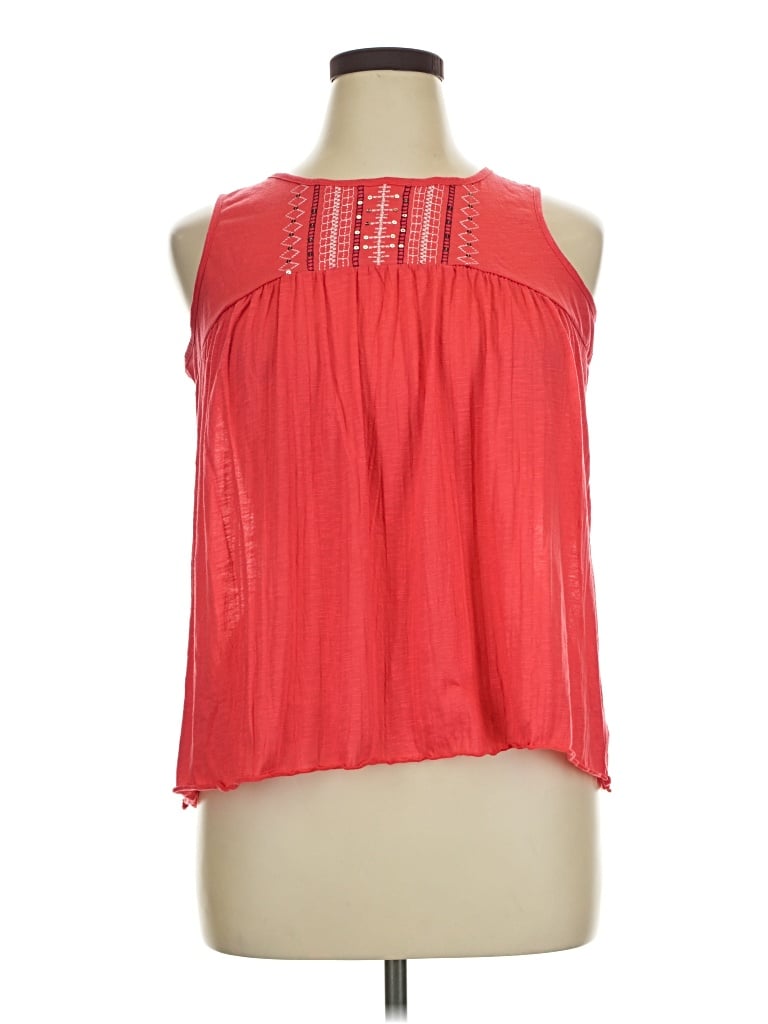 Pre-owned Faded Glory Sleeveless Blouse In Red