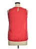 Faded Glory Red Sleeveless Blouse Size 12 - 14 - photo 2