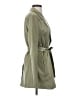 Shein 100% Polyester Green Trenchcoat Size S - photo 4