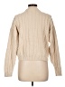 Paper Label Solid Ivory Pullover Sweater Size L - photo 2