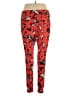 Lularoe Print Red Leggings Size 2X (TC2) - photo 2