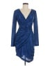 Talbot Runhof Blue Cocktail Dress Size EU 38 / US 8 - photo 1