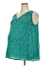 Isabel Maternity Teal Sleeveless Blouse Size XXL Maternity - photo 1