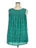 Isabel Maternity Teal Sleeveless Blouse Size XXL Maternity - photo 2