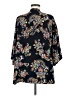 Francesca's 100% Polyester Black Kimono Size M - photo 2