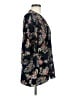 Francesca's 100% Polyester Black Kimono Size M - photo 4