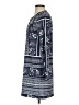 Alex + Alex Print Blue Casual Dress Size S - photo 5