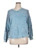 Hailey & Co. Tie-dye Blue Pullover Sweater Size 1X - photo 1