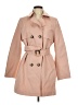Sam Edelman 100% Polyester Pink Trenchcoat Size L - photo 1