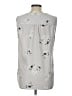 dalia 100% Polyester Silver Sleeveless T-Shirt Size L - photo 2