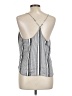 Victoria's Secret 100% Polyester Silver Sleeveless Top Size L - photo 2