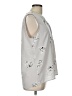 dalia 100% Polyester Silver Sleeveless T-Shirt Size L - photo 4