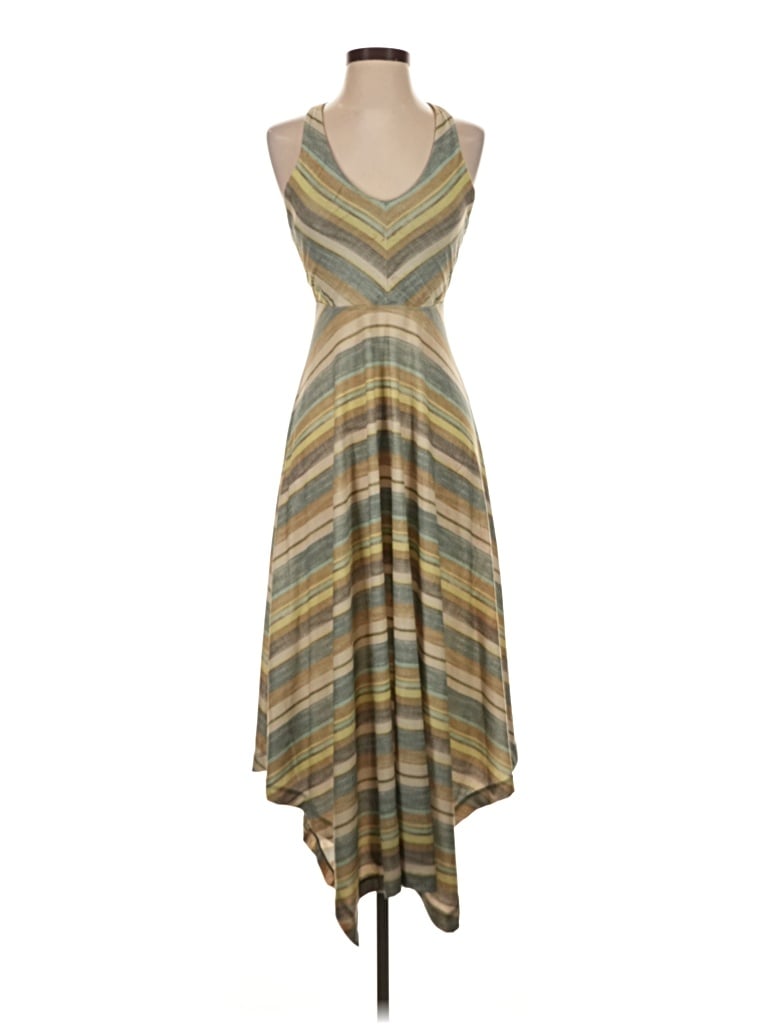 Pre-owned Prana Casual Dress In Tan