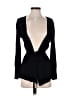 Max Studio Black Long Sleeve Blouse Size M (petite) - photo 1
