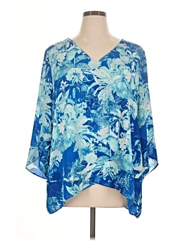 Beautiful by Lawrence Zarian 3/4 Sleeve Blouse (view 2)