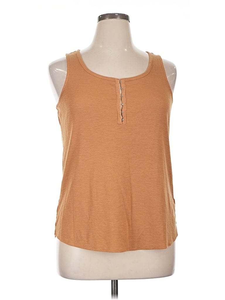 Pre-owned Maurices Sleeveless T-shirt In Brown