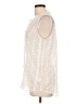 Olive and Oak 100% Polyester Ivory Sleeveless Blouse Size L - photo 5