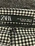 Zara Houndstooth Gray Casual Pants Size XL - photo 4